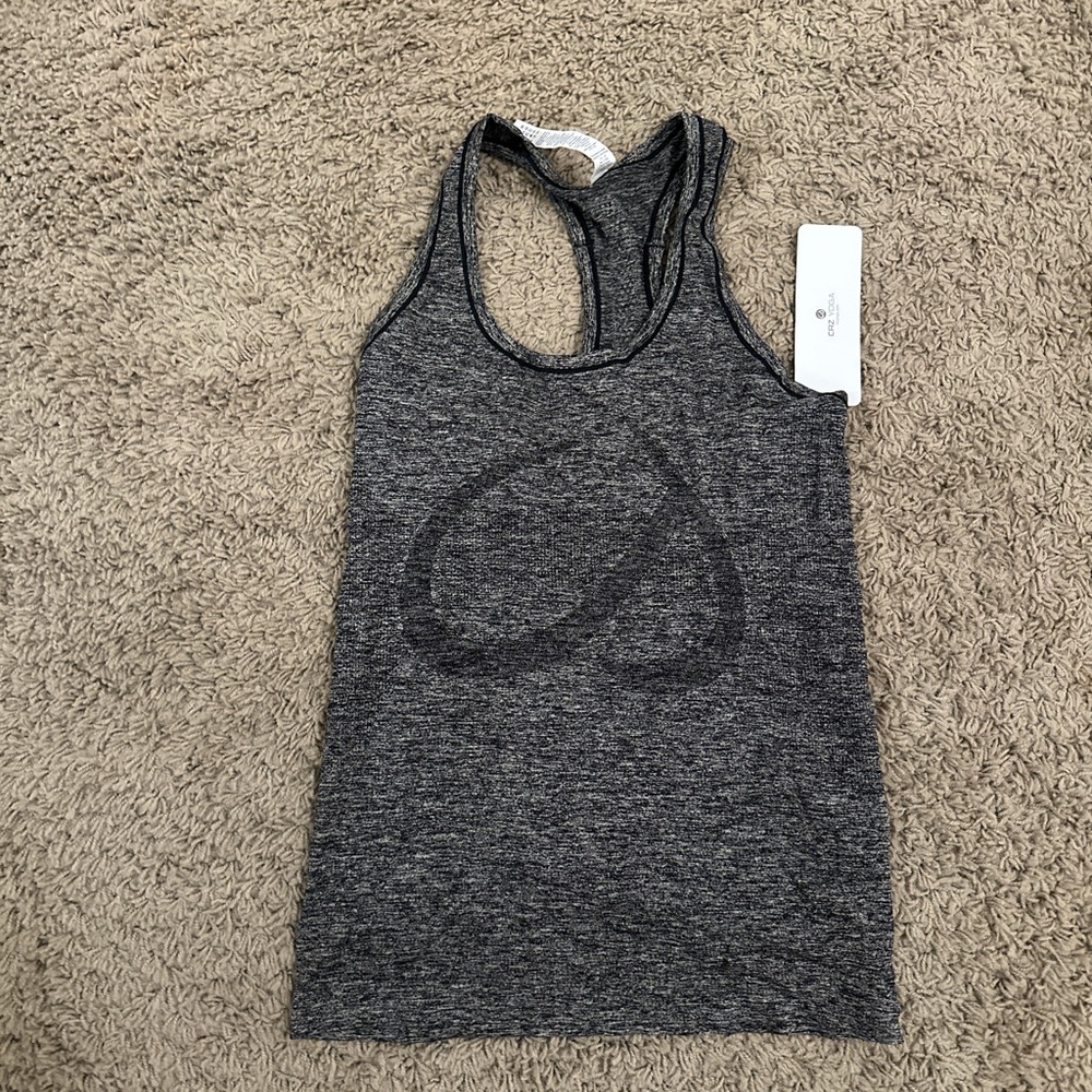 CRZ YOGA Gray Tank Top